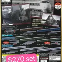 Stasto日本鐵道扭蛋vol.5--傳說之名列車編