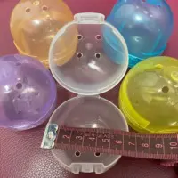 掀蓋款透明七彩扭蛋殼 (10個)：圖片 9