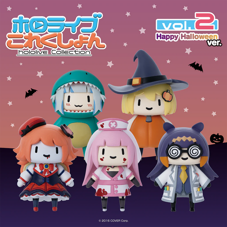 [JCCYSHOP+] HOLOLIVE COLLECTION VOL.2 HAPPY HALLOWEEN VER. HOLOLIVE ENGLISH EN MYTH 神話組 SMOL Q版 公仔 全5款