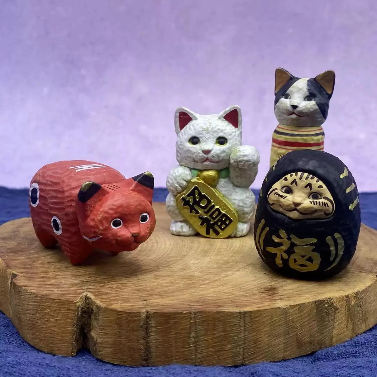 貓的雕刻吉祥物扭蛋+盒蛋：圖片 7