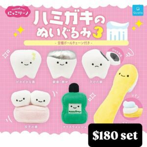 Qualia 牙齒毛公仔扭蛋Vol.3