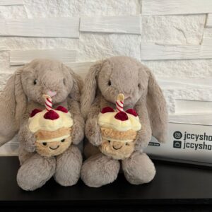 (英國直送) Jellycat Bashful Beige Bunny 'Birthday' 兔仔攬生日蛋糕