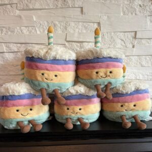 (英國直送) Jellycat Amuseables Rainbow Birthday Cake 彩虹蛋糕