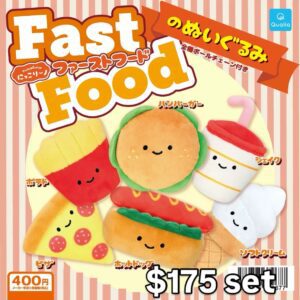 Qualia 快餐店食物毛公仔扭蛋