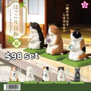 貓咪嘆茶扭蛋