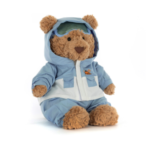 (英國直送) Jellycat Bartholomew Bear 'Snow Suit' 滑雪裝熊仔