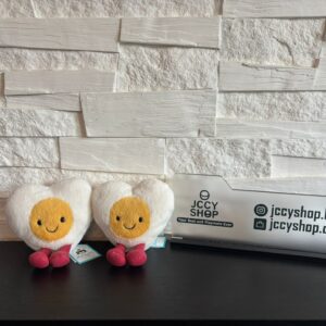 (英國直送) Jellycat Amuseables Heart Boiled Egg 情人節系列 心型雞蛋 微笑公仔