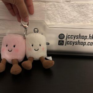 (英國直送) Jellycat Amuseables Pair of Marshmallows Bag Charm 棉花糖匙扣 微笑公仔