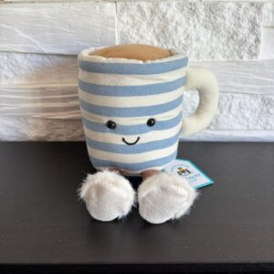 (英國直送) 英國小店限定 Jellycat Amuseables Rosie Lea Mug of Tea 間條茶杯