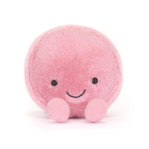 (英國直送) Jellycat Amuseables Mia Macaron 粉紅色馬卡龍 微笑公仔
