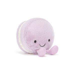 (英國直送) Jellycat Amuseables May Macaron 紫色馬卡龍 微笑公仔