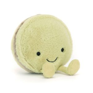 (英國直送) Jellycat Amuseables Max Macaron 綠色馬卡龍 微笑公仔