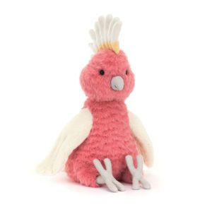 (英國直送) Jellycat Squawkatoo 粉紅鸚鵡