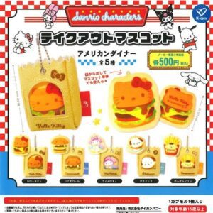 Sanrio Characters 快餐店食品吊飾扭蛋