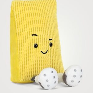 (美國直送) Jellycat Amuseables Sports Warni Yellow Card Small Plushie 黃牌 微笑公仔
