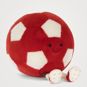 (加拿大直送) Jellycat Amuseables Football - Canada 加拿大限定足球 微笑公仔