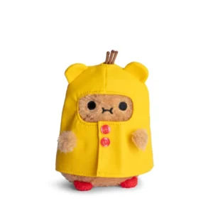 (英國直送) Noodoll Mouse Boots - Yellow Raincoat Ricespud Mini Sitting Plush Toy 黃色雨衣薯仔