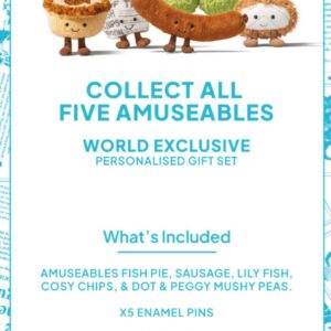 倫敦限定 (英國直送) Jellycat Fish and Chips 炸魚薯條毛公仔系列 微笑公仔