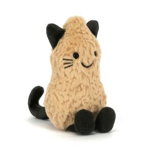 超稀有 (英國直送) Jellycat Amuseables Peanut Cat Outfit 花生貓貓 微笑公仔