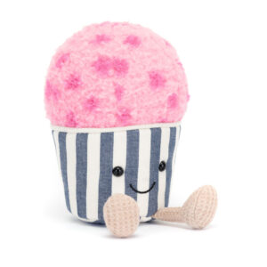 (英國直送) Jellycat Amuseables Mia Macaron 粉紅色馬卡龍 微笑公仔